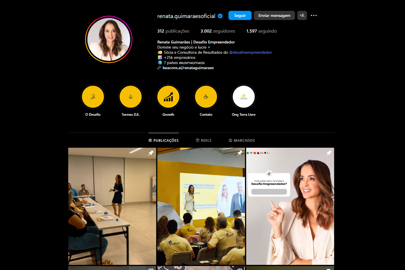 @renata.guimaraesoficial | Perfil do Instagram gerenciado pela Raddar Digital